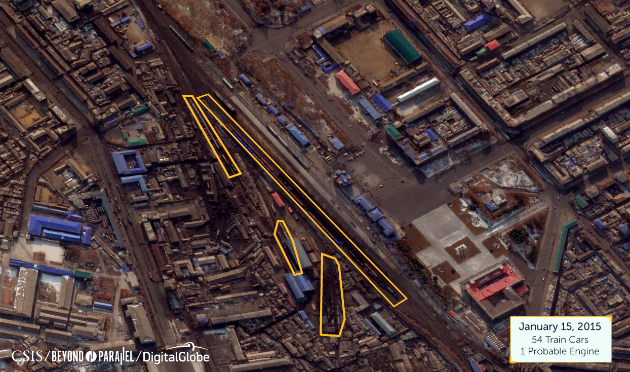January 15, 2015 - Sinuiju Rail Station, North Korea