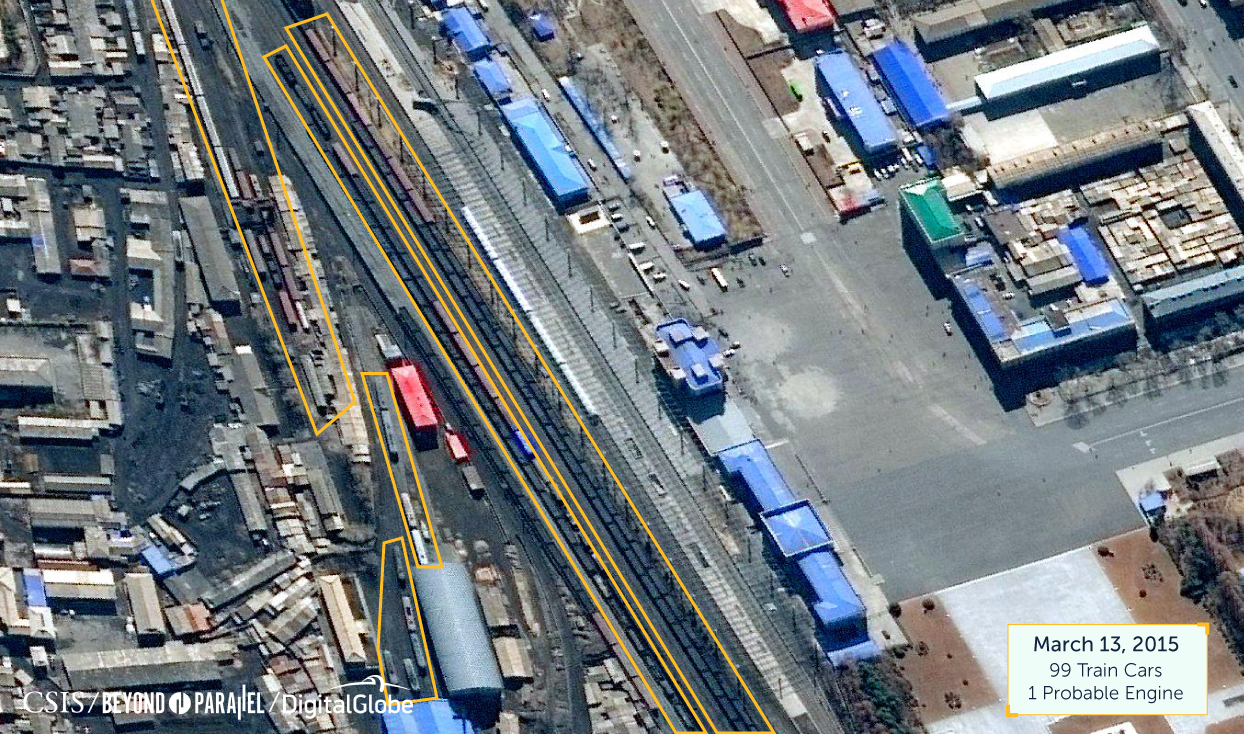 March 13, 2015 - Sinuiju Rail Station, North Korea