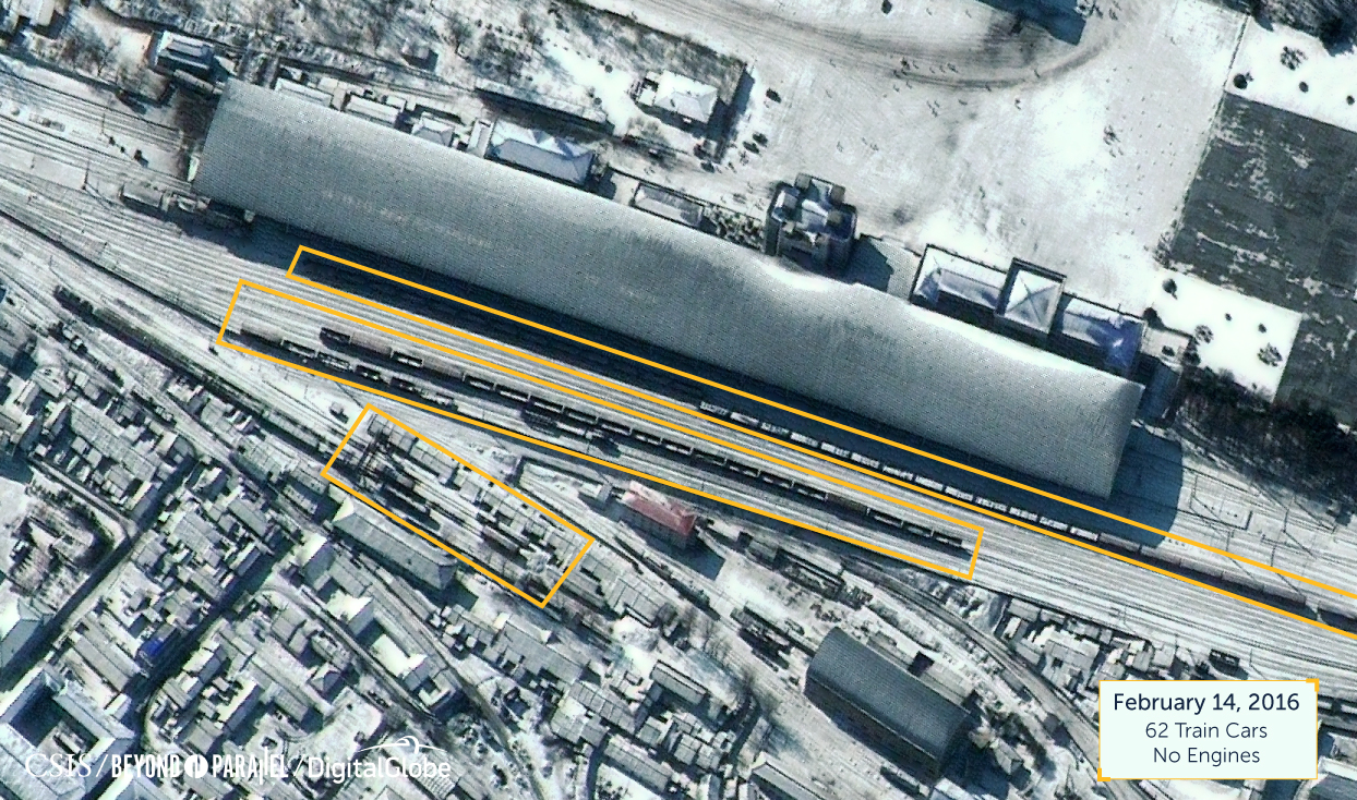 February 14, 2016 - Sinuiju Rail Station, North Korea