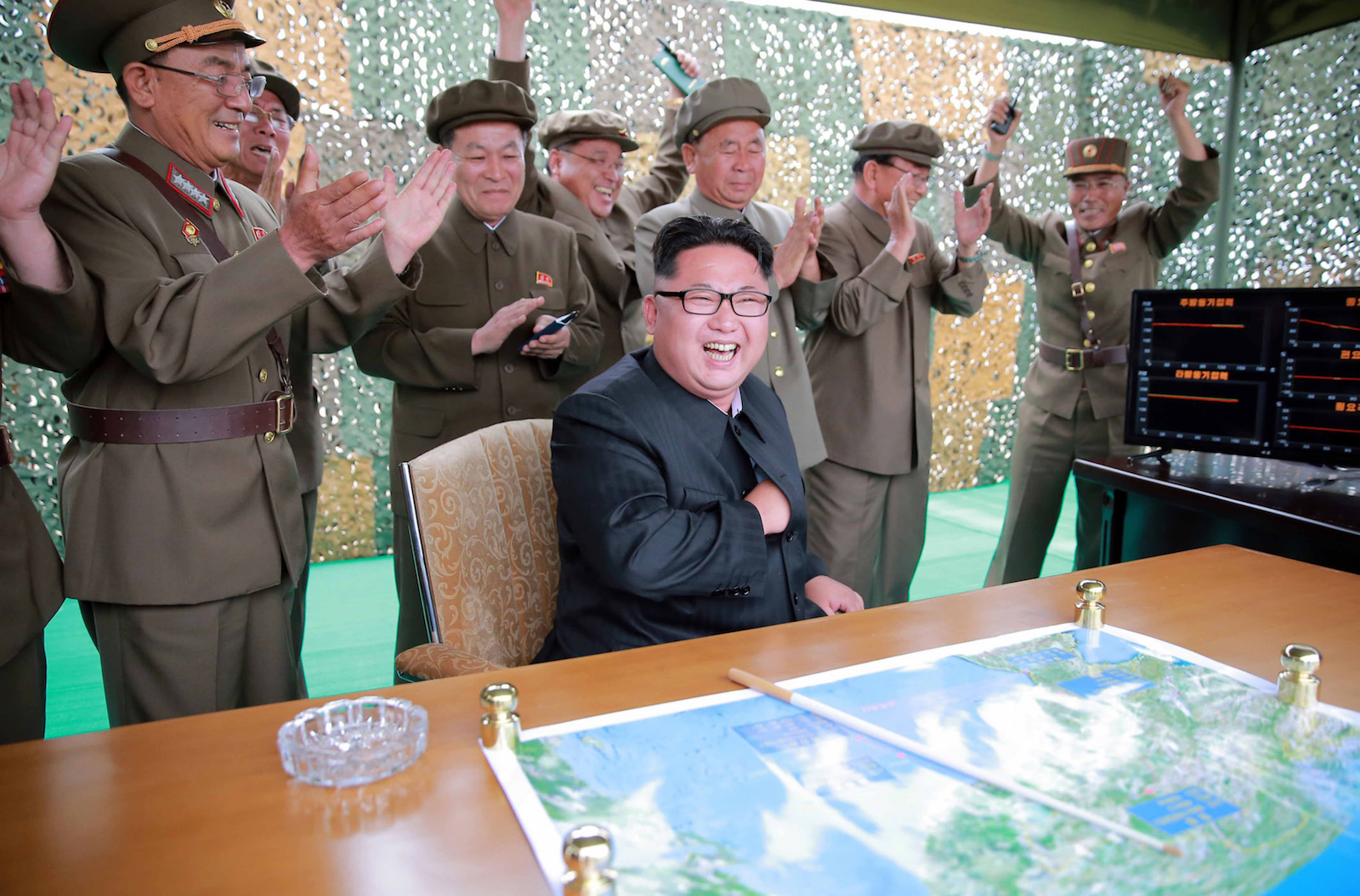 North Korea Missile Kim