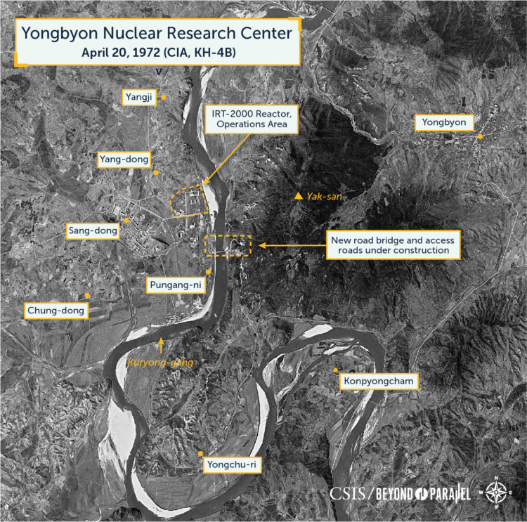 Yongbyon Nuclear Research Center 1972
